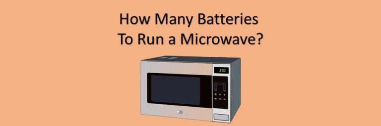 How Many Batteries to Run a Microwave? - portablesolarexpert.com How Many Amps Does A 1500 Watt Microwave Use
